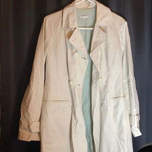 Vince cream trench coat